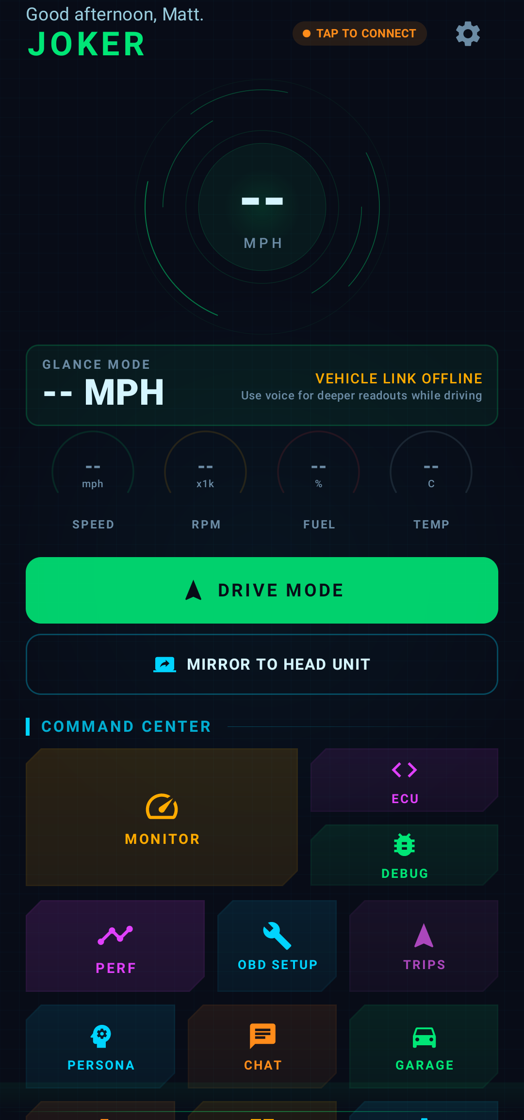REVVA live command center